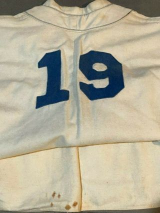 Vintage 1920 ' s Marquette Game Worn Wright & Ditson Baseball Uniform w/ MEARS LOA 3