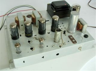 Vintage Magnavox Stereo Tube Amplifier 185 - Push - Pull 6v6 Output - Great