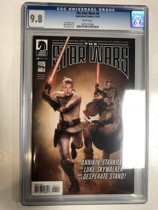 The Star Wars (2013) 4 Cgc 9.  8 White Pages Based On George Luca’s Screenplay