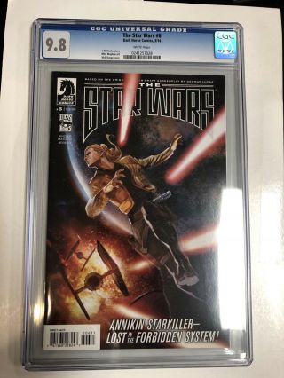 The Star Wars (2015) 6 Cgc 9.  8 White Pages Based On George Luca’s Screenplay