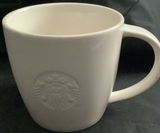 Listing (1) 2010 Starbucks Embossed Siren " V " Mug.