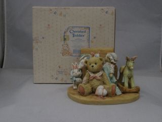 Cherished Teddies Christopher " Old Friends Are The Best Friends " Figure 950483