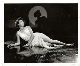 American Beauty,  Actress Ava Gardner,  Signed Vintage Photo By: Clarence S.  Bull.