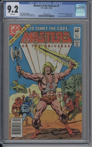 Masters Of The Universe 1 Dc Comics 1st Masters Of The Universe He - Man Cgc 9.  2