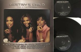 Destiny’s Child - This Is The Remix 2002 Double Vinyl Lp C2 86431