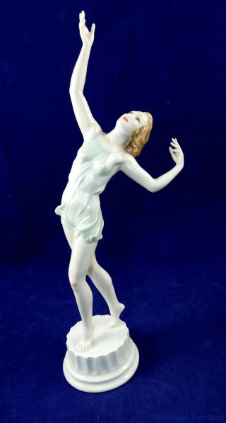 Vintage Rosenthal Kunstabteilung Selb Porcelain Dancer Figurine C 1930 - 40 Beauty