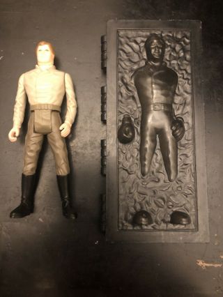 Vintage 1984 Kenner Star Wars Han Solo In Carbonite Action Figure Potf Last 17