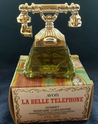 Vintage Avon - La Belle Telephone - Sonnet Perfume - Full
