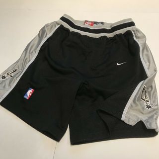 Vtg 1990s Nike San Antonio Spurs Nba Player Team Issue Game Shorts Sz.  34 Rare