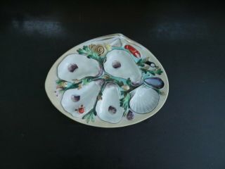 Antique Union Porcelain Oyster,  Shellfish Plate Greenpoint NY 2