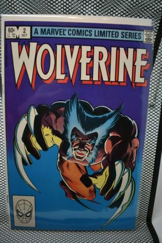 Wolverine Limited Series 2 Marvel Comics 1982 Frank Miller Chris Claremont 9.  4