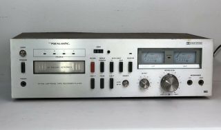 Vintage Realistic Tr - 803 8 Track Dolby Player Recorder.