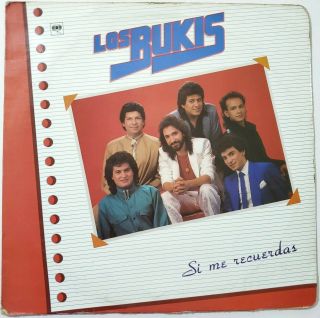 Los Bukis ‎– Si Me Recuerdas Lp Colombia 1988 Cbs