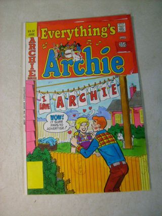 Everythings Archie 57 Art Color Guide/painting,  1970 