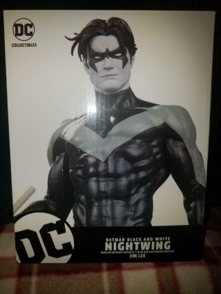 Dc Collectibles Batman Black And White Nightwing Statue By Jim Lee