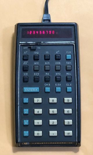 Vintage Hp - 35 Led Scientific Calculator