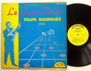 Felipe Rodriguez La Cama Vacia Lp Latin Bolero Tango 1960 - Vinyl 5347