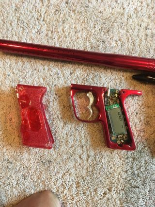 WDP ANGEL LCD Vintage PAINTBALL MARKER With Second Grip Frame And Board. 3