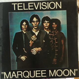 Television Marquee Moon 1977 Vinyl Lp