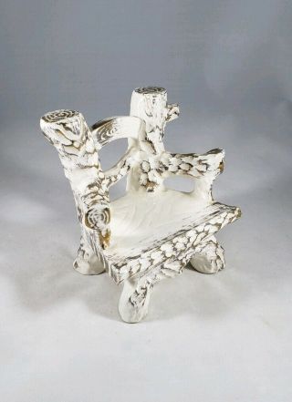 Vintage Porcelain Chair Figurine L&m
