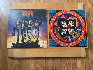 Kiss - Destroyer/ Rock And Roll Over Pressings