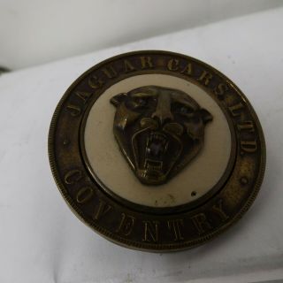Vintage Jaguar Cars Ltd Coventry Bonnet Car Badge Emblem
