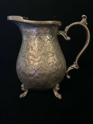 " Brass Pitcher With Ice Lip " William Adams A Towle Company India
