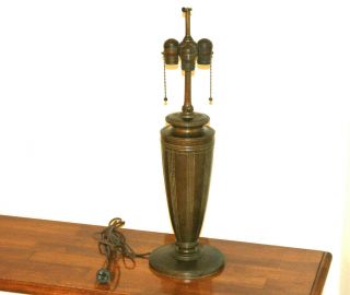 Rare Tiffany & Co Bronze Lamp Base 19137 - C Vintage Signed