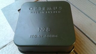 Vintage Early Optimus No.  8 Camping Stove Of Sweden.  Not 8r.