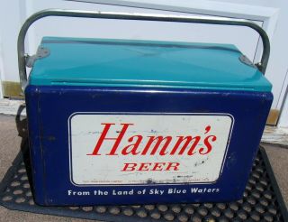Vintage Cronstroms HAMM ' S Beer/Picnic Cooler 2