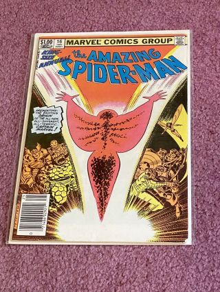Marvel The Spider Man 16 King Size Annual Upc Newsstand Variant Edition