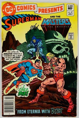 Dc Comics Presents 47 First Appearance He - Man Skeletor 1st App Motu