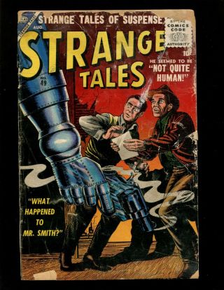 Strange Tales 49 Gdvg Everett Orlando Aliens Robot Space Horror Suspense Sci - Fi