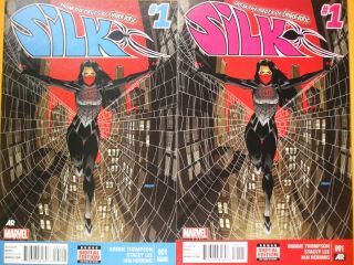 Silk 1 Vol.  1 (marvel Comics Cindy Moon) Movie Spider - Verse 1st & 2nd Print Nm,