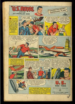 The Spirit 13 (Missing CF) Will Eisner Cover Art Quality Comic 1948 VG - 2