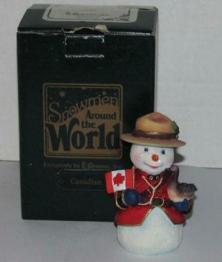 1997 Roman Inc Snowmen Around The World (canadian)