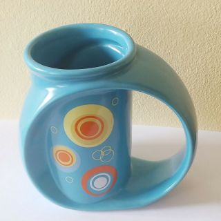 Miam Miam Solar Aqua Mug Chip Chipman Modern Pop Art Coffee Cup Blue