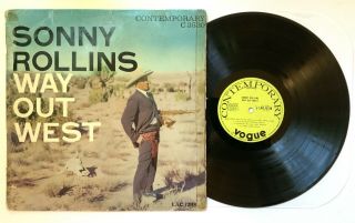 Sonny Rollins Way Out West 1958 Uk Vinyl Lp.  Contemporary Vogue Records