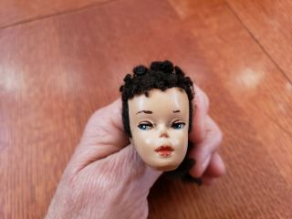 Vintage 1960 Mattel Barbie Burnette Ponytail 3 Head Only