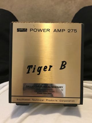 Swtpc Power Amp 275 Tiger B Vintage Southwest Technical Product Corp