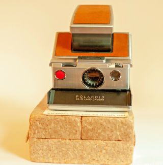 Vintage Polaroid Sx - 70 Land Camera Alpha1 - Silver/leather