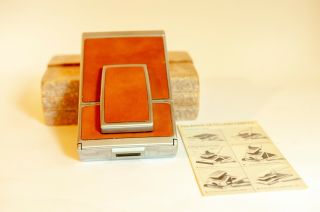Vintage Polaroid SX - 70 Land Camera Alpha1 - Silver/Leather 2