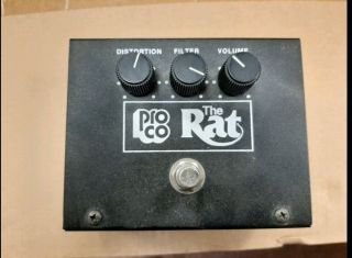Proco Vintage Rat Distortion Effects Pedal Big Box Reissue 1995 With Lm308n Chip