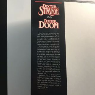 Dr.  Doom and Dr.  Strange FIRST EDITION HC Marvel 1989 3