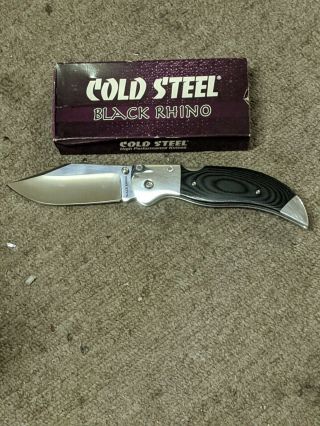 Vintage Cold Steel Black Rhino Folding Knife