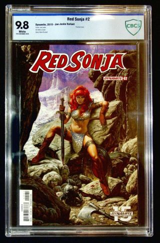 Red Sonja 2 Cbcs 9.  8 Joe Jusko Variant Painted Cover