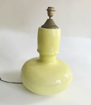 Céramique Grande Lampe Ernestine Vintage Années 50 70 Design 1970 Dlg Ruelland