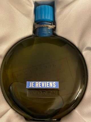 Vintage R.  Lalique Worth Perfume Bottle/boxes Je Reviens 1 Oz - Full