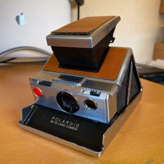 Vintage Polaroid Sx - 70 Land Camera Alpha 1 Brown Leather In Jp