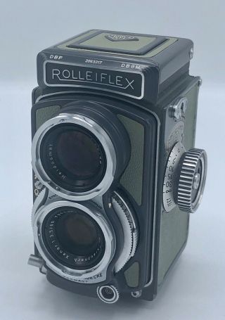 Vintage Rolleiflex Grey Baby 4x4 DBGM DBP Xenar 1:3 5/60 Heidosmat 1:2 8/60 3